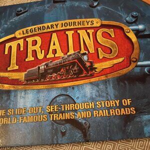 Legendary Journeys Trains Hardcover book